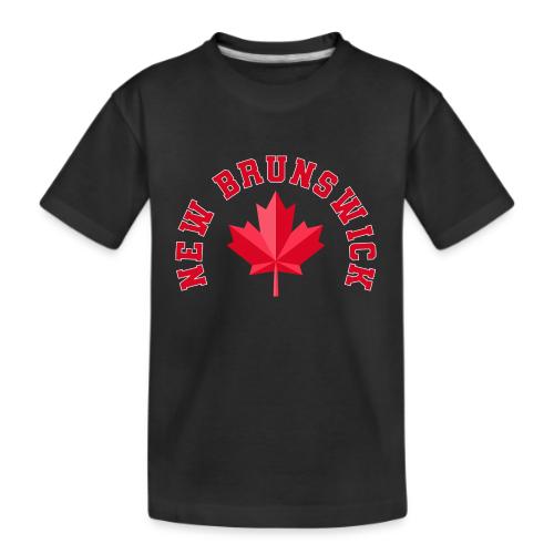 New Brunswick with maple leaf - Kid's Premium Organic T-Shirt