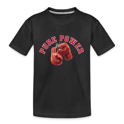Boxing: Pure Power Punch - Kid's Premium Organic T-Shirt