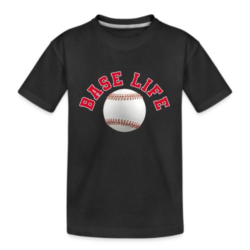 Baseball: Base Life Vibes - Kid's Premium Organic T-Shirt