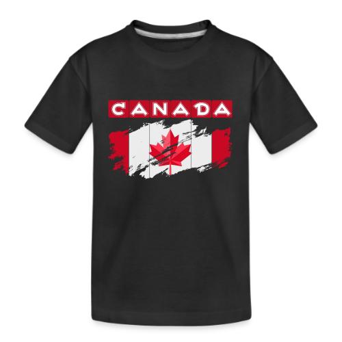 Canada, Inspired by the Canadian flag - Kid's Premium Organic T-Shirt