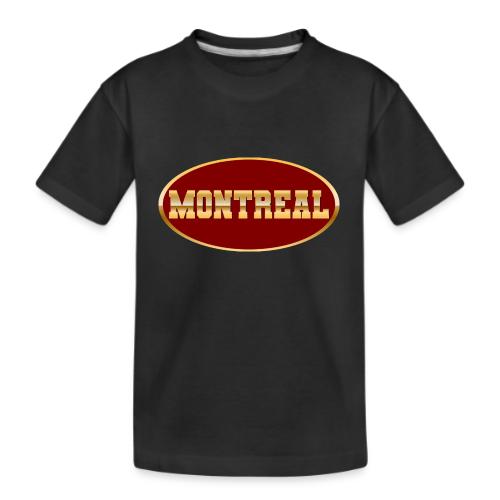 Montreal in Gold - Kid's Premium Organic T-Shirt