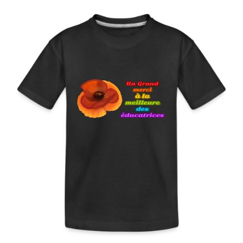Thank you to the best educator - Kid's Premium Organic T-Shirt
