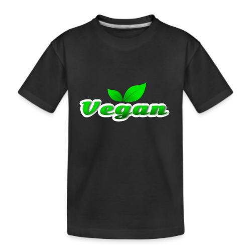 Pure Vegan Leaves - Kid's Premium Organic T-Shirt