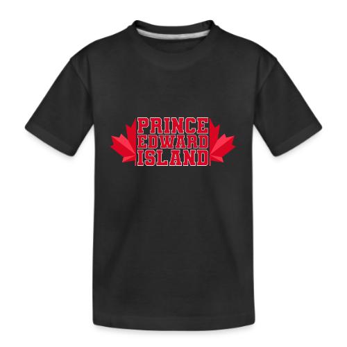 Prince Edward Island with maple leaf - Kid's Premium Organic T-Shirt