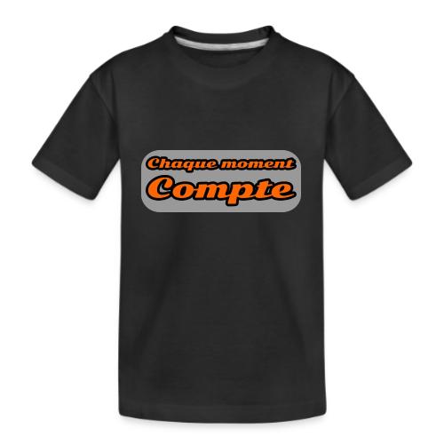 Every moment counts - Kid's Premium Organic T-Shirt