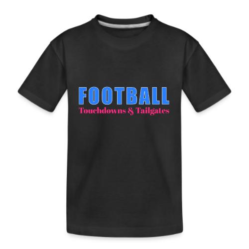 Football Touchdowns & Tailgates Design - Kid's Premium Organic T-Shirt