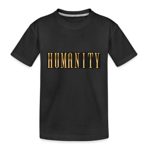 Golden Humanity Statement - Kid's Premium Organic T-Shirt