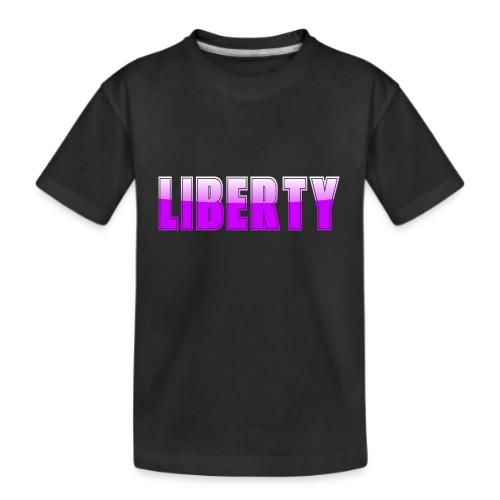 Liberty Typography Graphic Design - Kid's Premium Organic T-Shirt