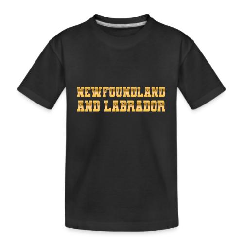Newfoundland and Labrador - Kid's Premium Organic T-Shirt