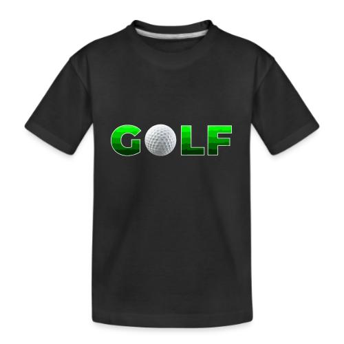 Golf Precision Wordmark - Kid's Premium Organic T-Shirt
