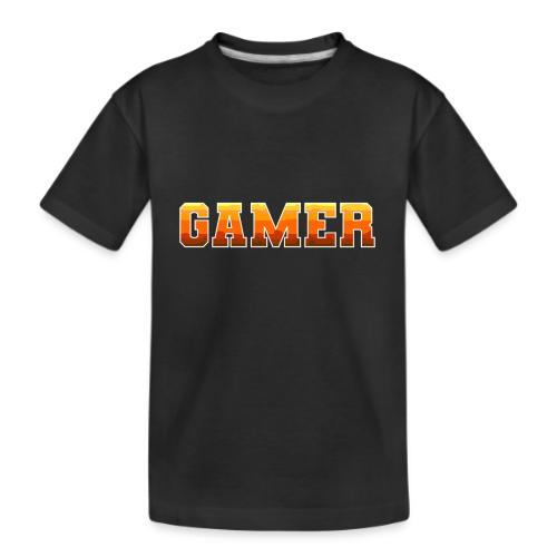 Gamer Varsity Gradient Design for Apparel - Kid's Premium Organic T-Shirt