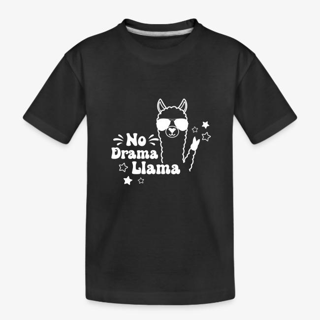 No drama llama in white