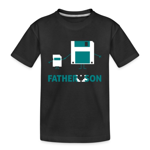 Father and Son - Kid's Premium Organic T-Shirt