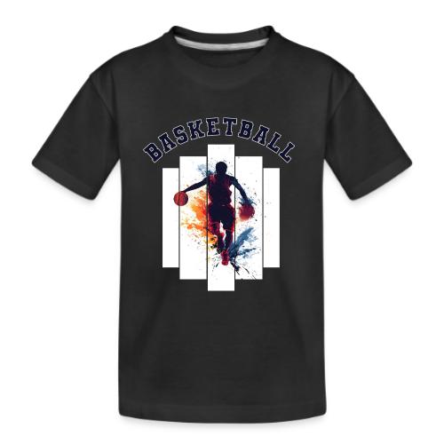 Basketball Never Stops - Kid's Premium Organic T-Shirt