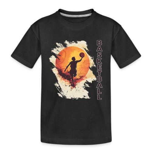 Basketball Stride - Kid's Premium Organic T-Shirt