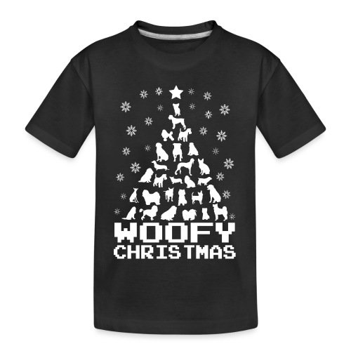Woofy Christmas Tree - Kid's Premium Organic T-Shirt