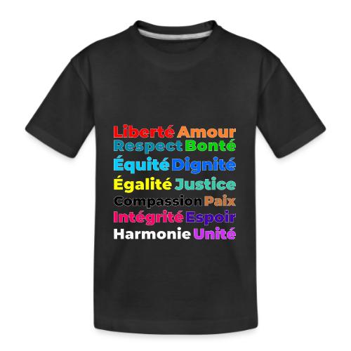 Words of Light - Kid's Premium Organic T-Shirt
