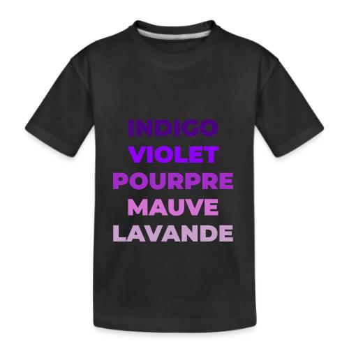 Shades of purple - Kid's Premium Organic T-Shirt