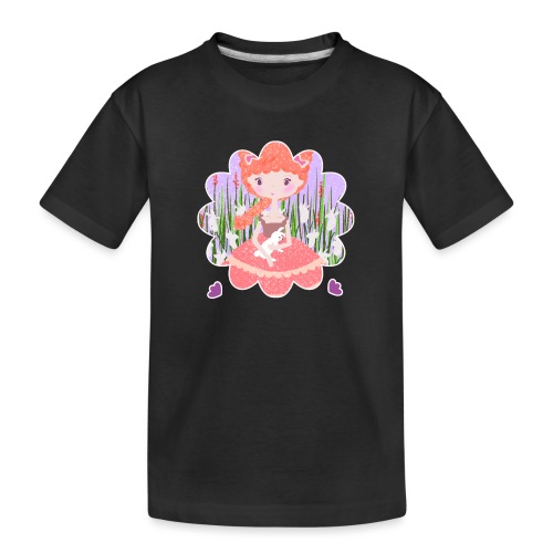 Caring Girl - Kid's Premium Organic T-Shirt