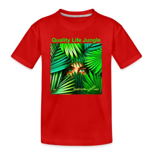 Quality Life Jungle: The Darker Side - Kid's Premium Organic T-Shirt