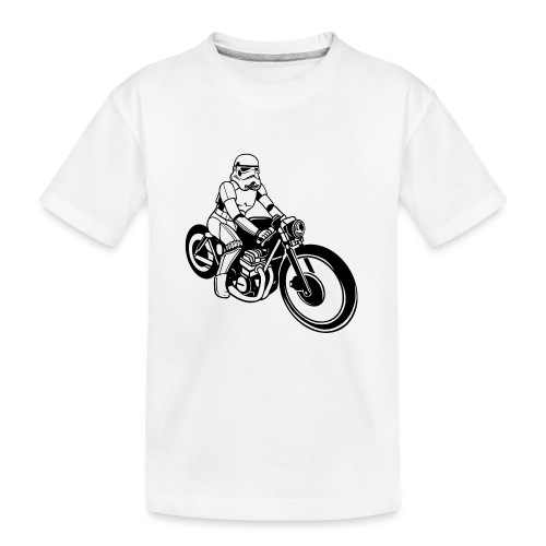 Stormtrooper Motorcycle - Kid's Premium Organic T-Shirt