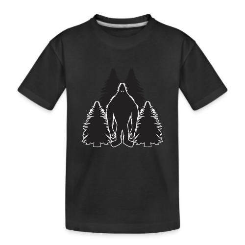 Bigfoot Trees - Kid's Premium Organic T-Shirt