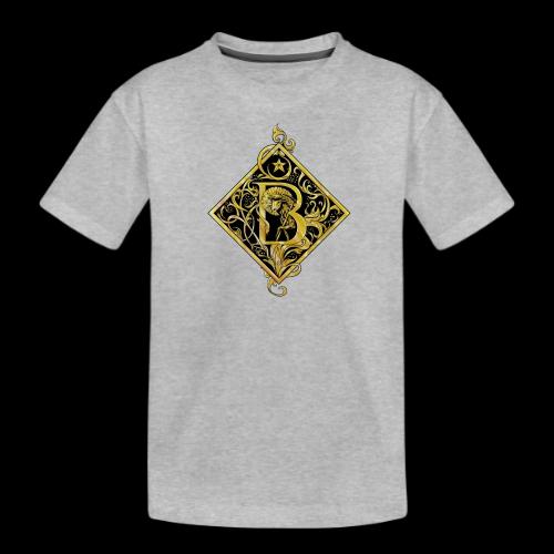 NAME STARTS WITH B MONOGRAM FANCY BEE! - Kid's Premium Organic T-Shirt
