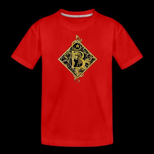NAME STARTS WITH B MONOGRAM FANCY BEE! - Kid's Premium Organic T-Shirt