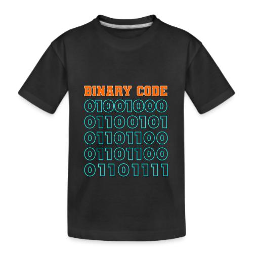 Say Hello in Binary code - Kid's Premium Organic T-Shirt
