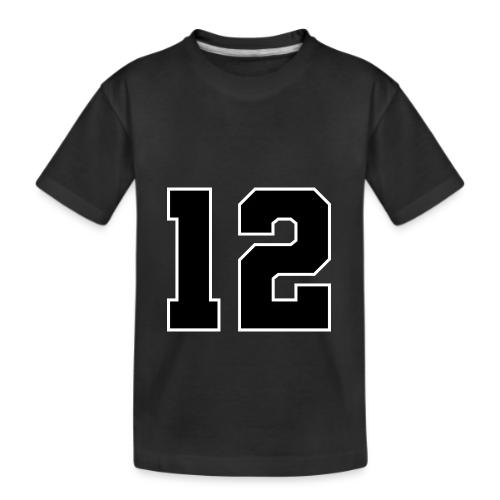 Varsity Number 12 Sports Design - Kid's Premium Organic T-Shirt