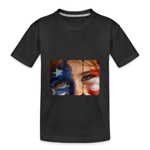 USA: Patriot Gaze - Kid's Premium Organic T-Shirt