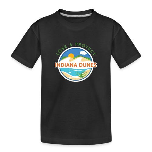 Love & Protect the Indiana Dunes - Kid's Premium Organic T-Shirt