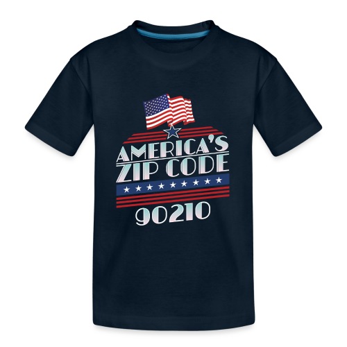 90210 Americas ZipCode Merchandise - Kid's Premium Organic T-Shirt