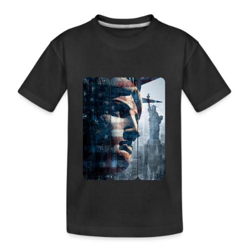 USA: Liberty in Three Visions - Kid's Premium Organic T-Shirt