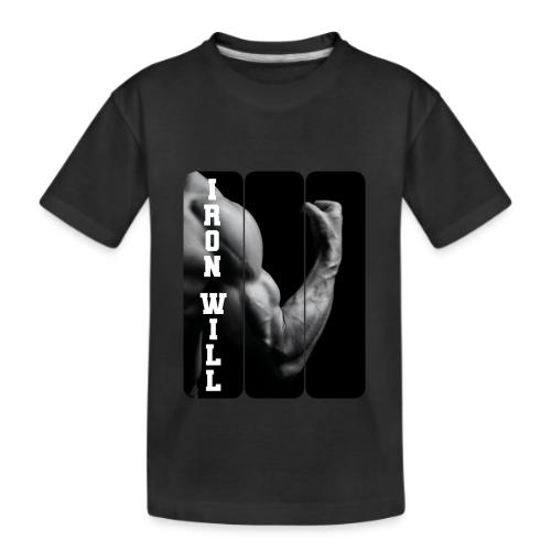 Bodybuilding: Iron Will - Kid's Premium Organic T-Shirt