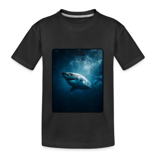 Great White Shark Ocean Design - Kid's Premium Organic T-Shirt