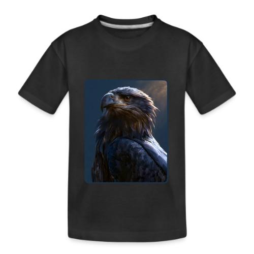 Majestic Eagle Cinematic Portrait Design - Kid's Premium Organic T-Shirt