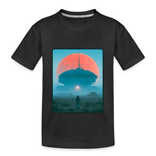 Astronaut Alien Outpost Design - Kid's Premium Organic T-Shirt