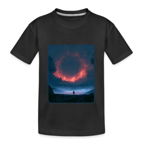 Supernova Reflection Space Scene - Kid's Premium Organic T-Shirt