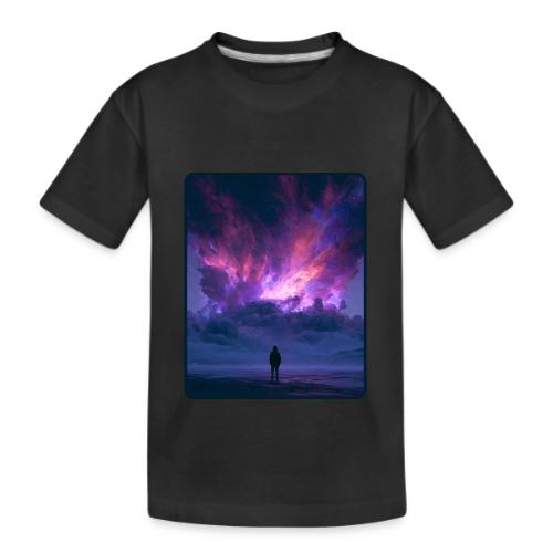 Cosmic Supernova Night Design - Kid's Premium Organic T-Shirt