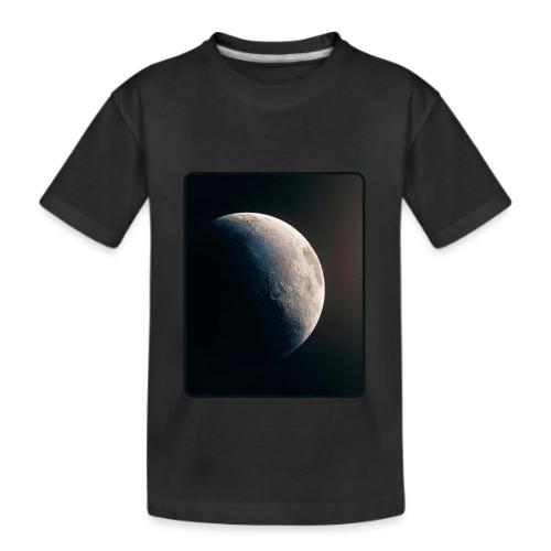 Crescent Moon Celestial Artwork - Kid's Premium Organic T-Shirt