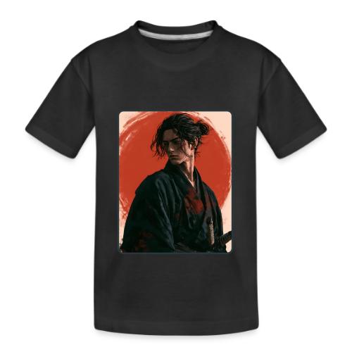 Samurai Beneath the Red Sun - Kid's Premium Organic T-Shirt