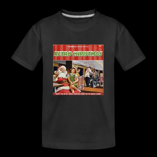 Retro Christmas Album Artwork - Kid's Premium Organic T-Shirt