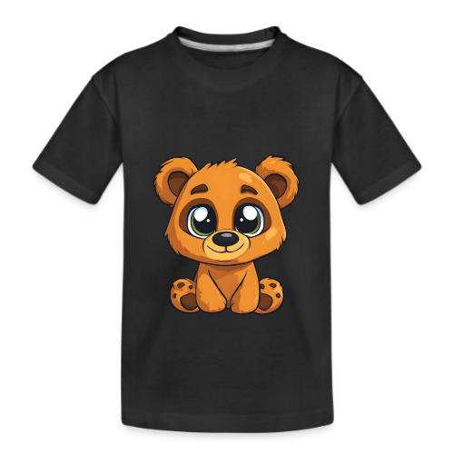 Smiling Sitting Baby Bear - Kid's Premium Organic T-Shirt