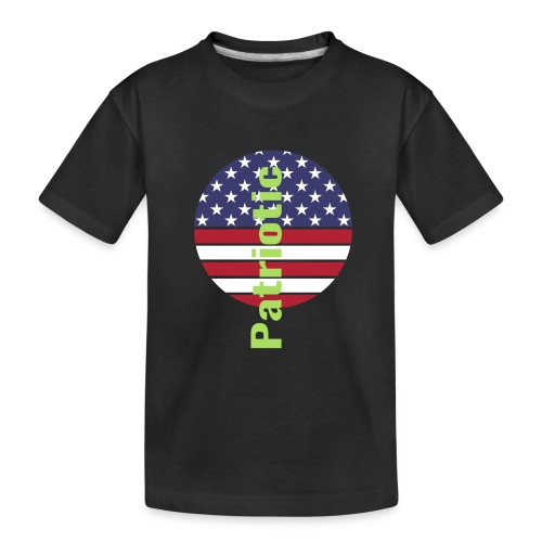 Amerincan patriotic flag - Kid's Premium Organic T-Shirt
