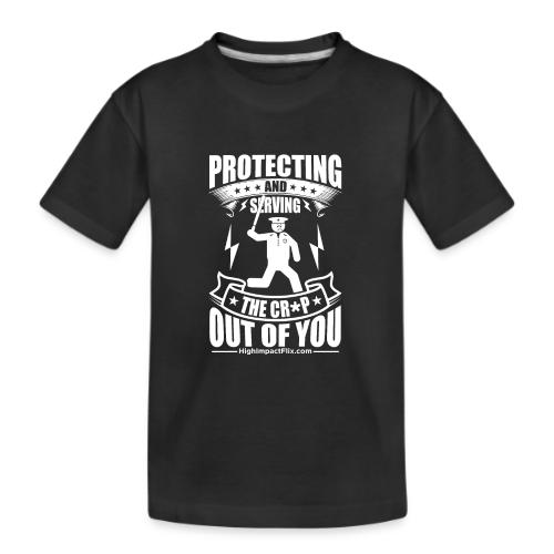 Protect serve COP WHITE - Kid's Premium Organic T-Shirt