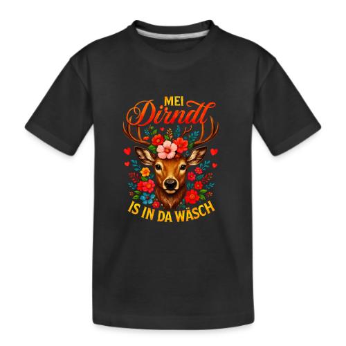Mei Dirndl is in da Wäsch - Kid's Premium Organic T-Shirt