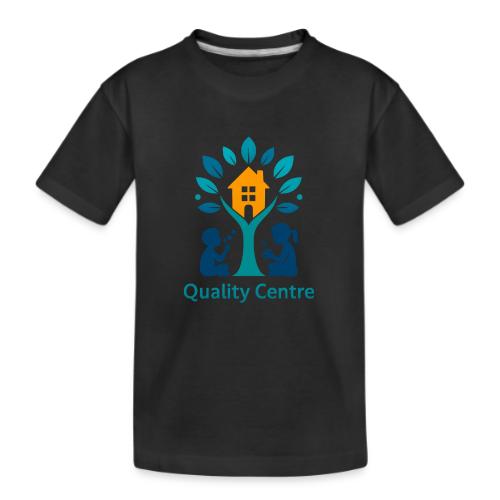 Quality Learning Center on Slim Fit Rib Women's - Kid's Premium Organic T-Shirt
