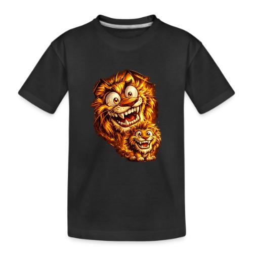 Crazy Double Lion Streetwear - Kid's Premium Organic T-Shirt
