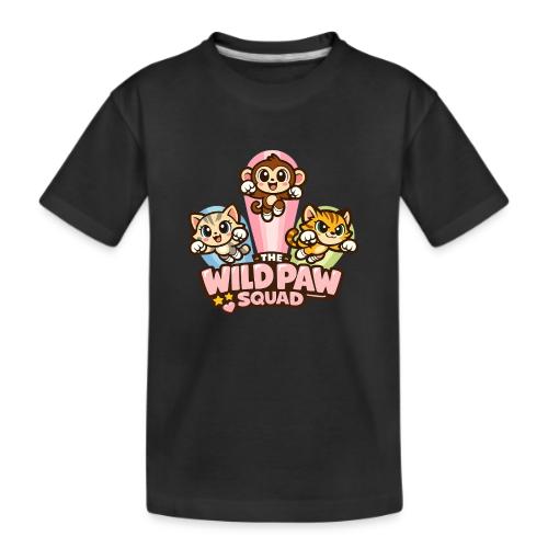 Wild Paw Squad Cute Animal Friends - Kid's Premium Organic T-Shirt